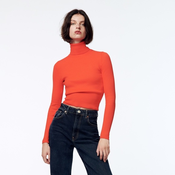 Zara Sweaters Zara Ribbed Knit Sweater Poshmark